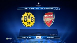 Боруссия Д - Арсенал - 0:1 видео голы