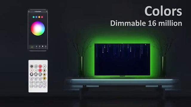 Tuya smart dual-mode TV TV light string wifi control holiday decoration light with copper смотреть онлайн