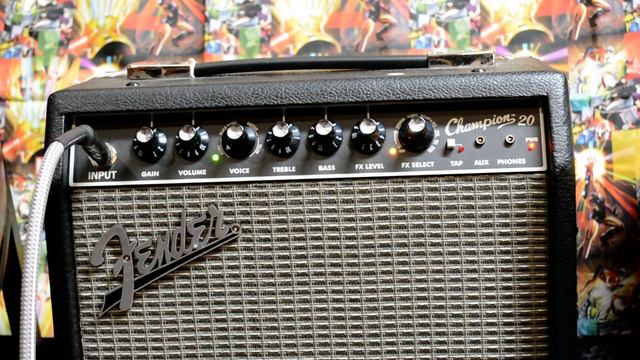Fender Champion 20 FX Select Sounds.