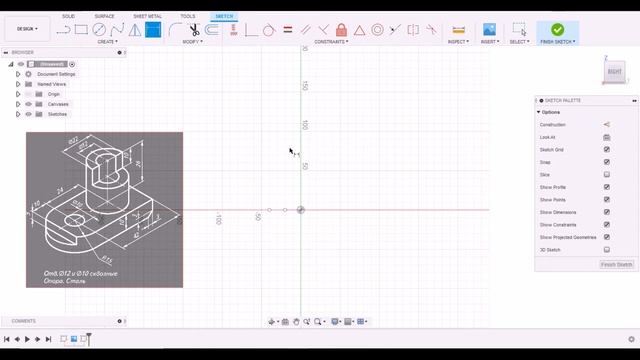 Fusion 360 Extrude + Revolve Примеры и пример проетирования смотреть онлайн
