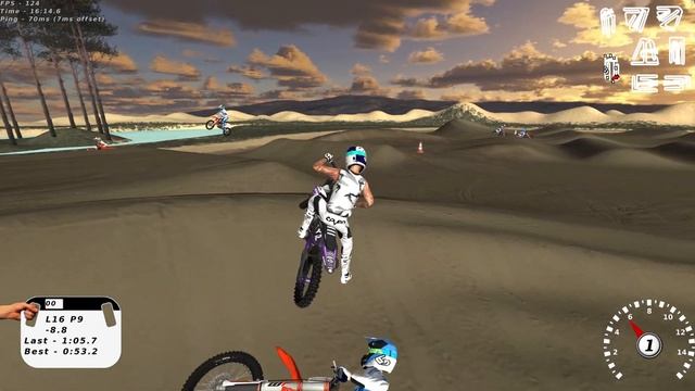 Retired, 9-Year Pro of MX Sim races Indy SX Prep Race смотреть онлайн