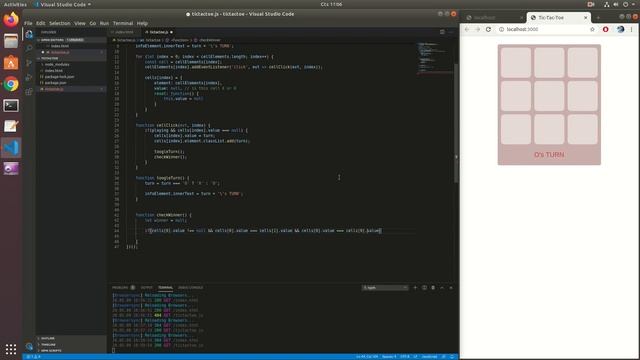 Build a TIC-TAC-TOE a Game with HTML, CSS and Javascript in less than 30 mins смотреть онлайн