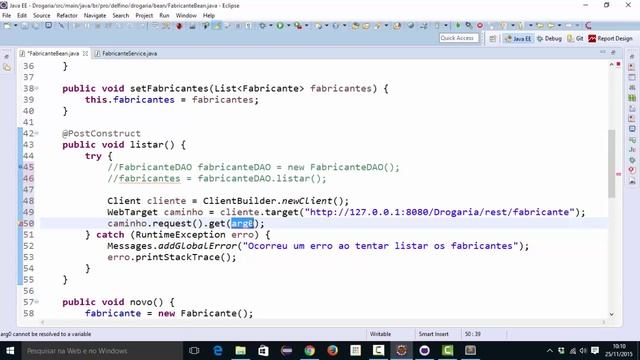 [Programação Web com Java] 224 - Rest Client - Listar смотреть онлайн