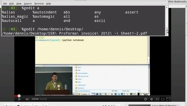 ipython 0.13 exporting and editing notebooks and using history a bit смотреть онлайн
