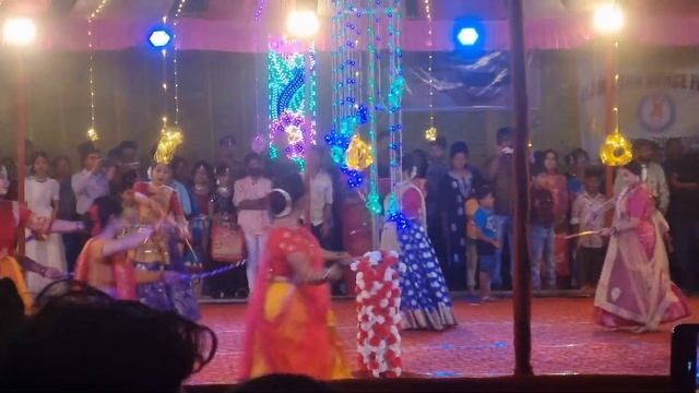 Fist time Dandiya Festival in bankura bankura garba dance смотреть онлайн