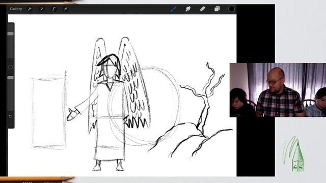 Sabbath Sketch 4/11 - Angel and Tomb смотреть онлайн