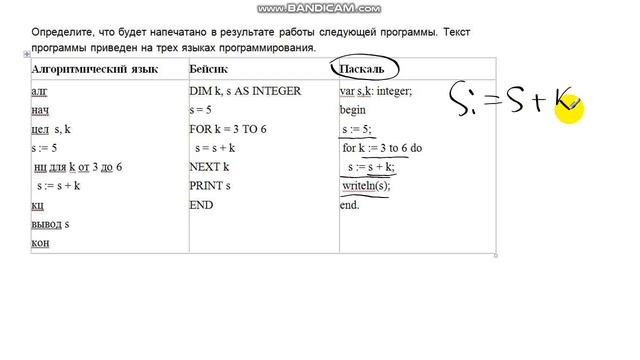 Задание 9. ОГЭ по информатике 2019. 3-ой тип заданий смотреть онлайн