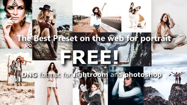 Premium Portrait Preset 2021 for Lightroom and Photoshop - Free Download смотреть онлайн