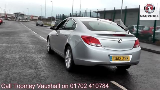 2012 Vauxhall Insignia SRi 2l SILVER DA12ZSK for sale at Toomey Vauxhall Southend смотреть онлайн