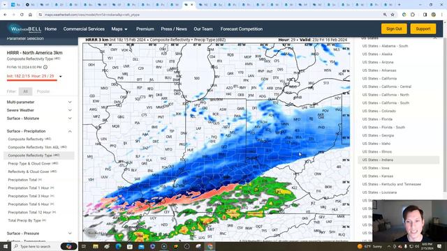 Quick hitting Winter storm to bring several inches of snow for areas! Midwest to the Mid Atlantic! смотреть онлайн