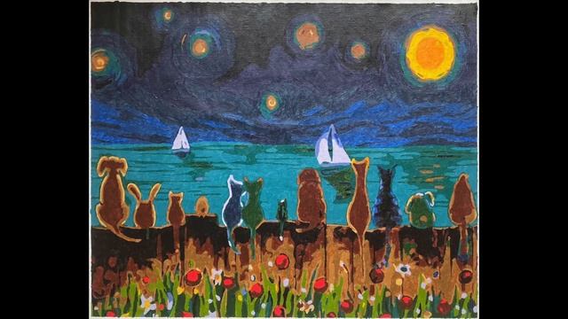 Painting by numbers / Картина по номерам. #2. Animals / Животные. (Короткая версия) смотреть онлайн