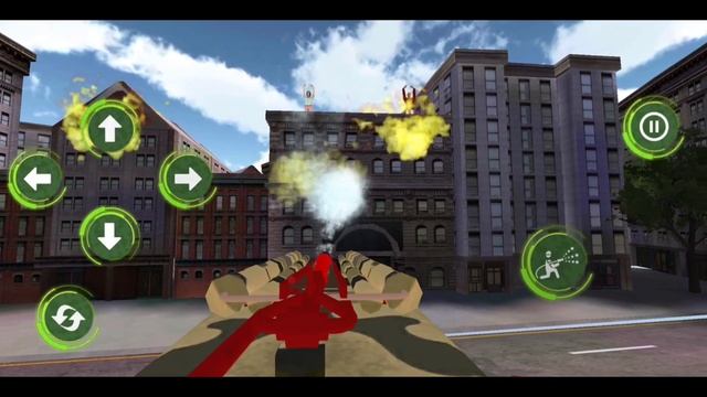 Emergency Fire truck Army rescue driving Simulator game. Firefighter rescue simulator game video. смотреть онлайн