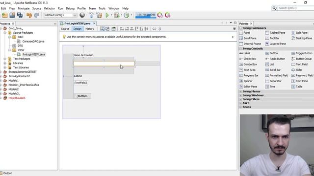 Autenticação de Usuário - Login JAVA com MYSQL PARTE 1/2 смотреть онлайн