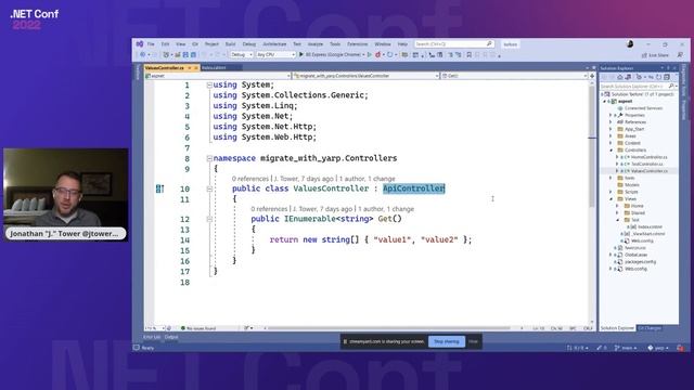 Migrate Your Legacy ASP.NET Projects to ASP.NET Core Incrementally with YARP | .NET Conf 2022 смотреть онлайн