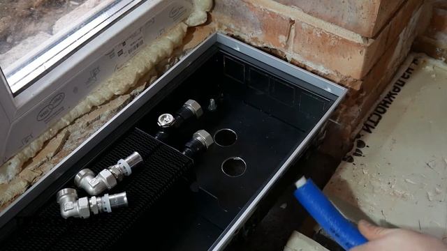 Монтаж внутрипольного конвектора. Два совета для правильной установки. смотреть онлайн