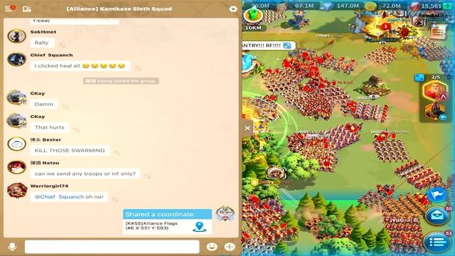 Insane battle! Facing off two kingdoms at once! Raw Game Play смотреть онлайн