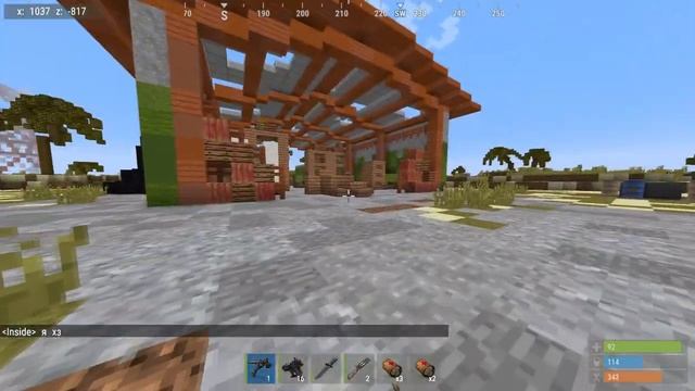 РАСТ в МАЙНКРАФТЕ! Rust для слабых ПК RustEx Remake смотреть онлайн