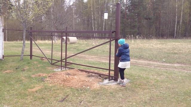 Самодельные откатные ворота смотреть онлайн