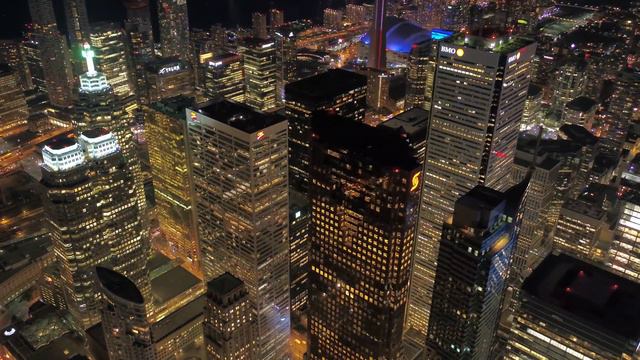 Toronto, Canada | Stealth Night Drone 4K смотреть онлайн