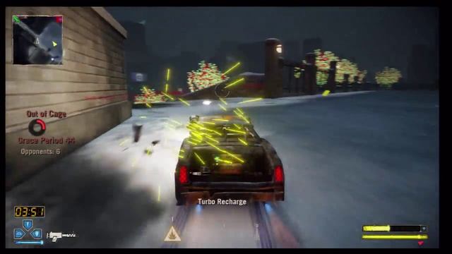 4 Twisted Metal HD Story Walkthrough (Electric Cage Match - Metro Square) смотреть онлайн