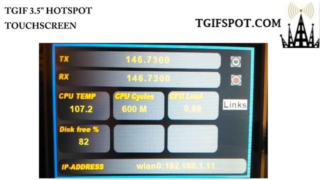 TGIFSPOT Demonstration (TGIFSPOT 3.5" w/Touchscreen) смотреть онлайн