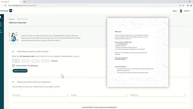 How to add a resource on Cambridge GO смотреть онлайн