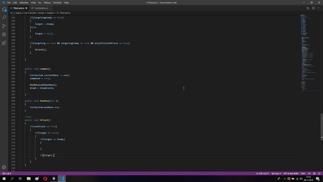 Unity Card Game: Attack & Target System C# #17 смотреть онлайн