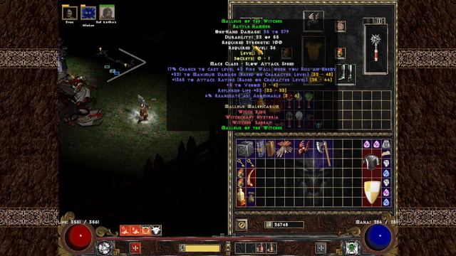 [Выбил Все Чармы из Забытого Святилища] — [Варвар 08] Diablo 2 Reign of Shadow Mod смотреть онлайн
