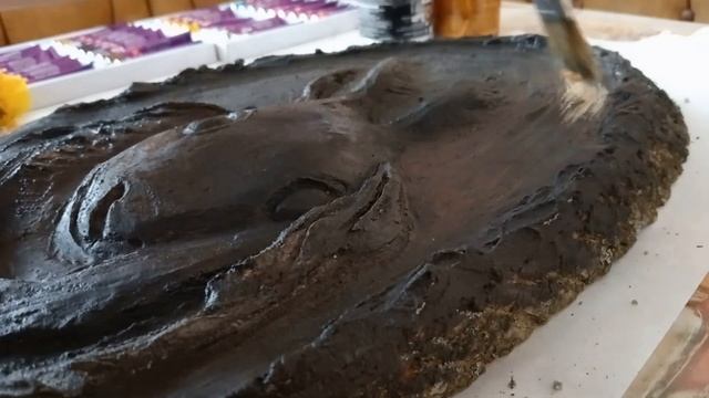 Создаём объемные изображения на спилах дерева. смотреть онлайн