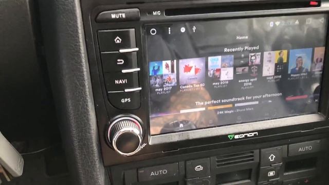 2004 Audi b6 S4 android head unit смотреть онлайн