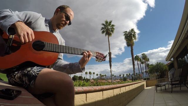 GuitarWitt's solo classical guitar of Astor Piazzolla's 'Libertango' GOPR0068 смотреть онлайн