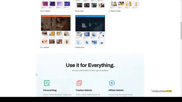 Mixano - Minimal WordPress Theme minimal layouts Website Builder смотреть онлайн