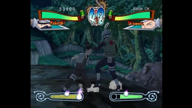 Naruto: Clash of Ninja 2 (One player mod) - Kakashi with Sharingan смотреть онлайн