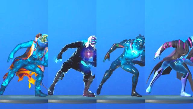 Fortnite Astro Jack vs. Galaxy vs. Zero vs. Infinity - Galactic Skins in Dance Battle смотреть онлайн