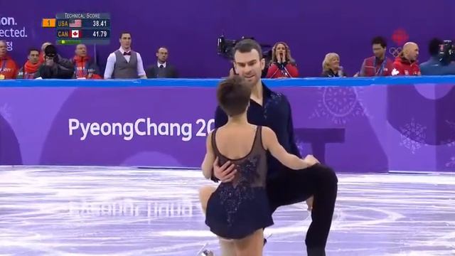 Meagan Duhamel and Eric Radford - Olympic Games 2018, Team event. SP. смотреть онлайн