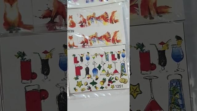 Наклейки для ногтей,водные слайдеры для маникюра декор дизайн.винтаж,девушки,лисички.Парфюм,Коктейл смотреть онлайн
