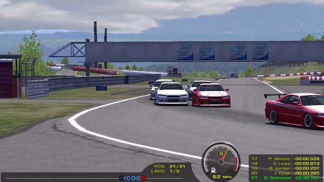 My RFactor Nissan Skyline Z tune mod I made years ago, part 1 смотреть онлайн