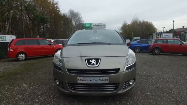 2011 11 PEUGEOT 5008 1.6 HDI SPORT 5D 112 BHP смотреть онлайн