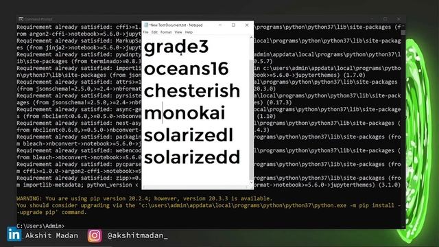 Apply Dark Theme in Jupyter Notebook | 6 Themes Avaliable | Easy to Apply смотреть онлайн
