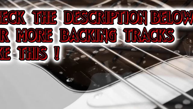 A Minor Bass Backing Track | BASS Line  A- G F G   Melodic Pop Rock Bassless