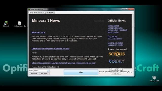 How to install Optifine 1.8.8 for Minecraft 1.8.8 (with download link) смотреть онлайн