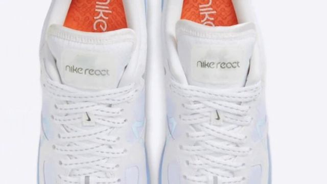 NIKE AIR FORCE 1 REACT “WHITE ICE” RELEASING SOON смотреть онлайн