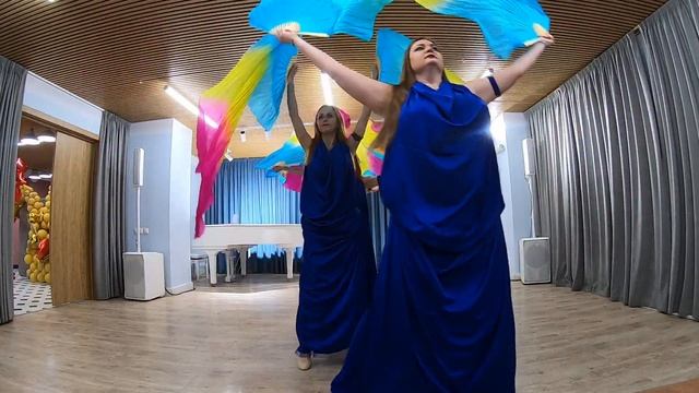 Веера - вейлы от коллектива "Veildance"/ Fan Veils Bellydance by Studio VeilDance смотреть онлайн