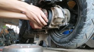 Как поменять пружину сцепления на скутере