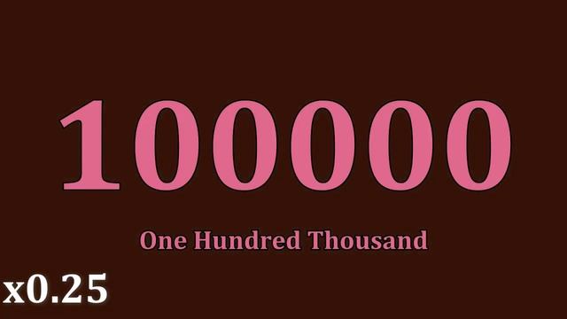 numbers 1 to 1 infinity song in random speeds смотреть онлайн