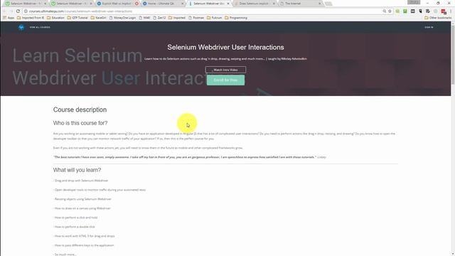 08 1 - Implicit and Explicit Waits - Disadvantage of an implicit wait 2 смотреть онлайн