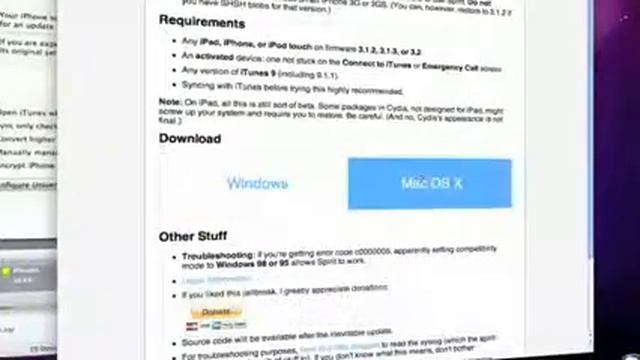 3.1.3 JAILBREAK for ALL iPad iPhone iPod Touch with - SPIRIT - RELEASED смотреть онлайн