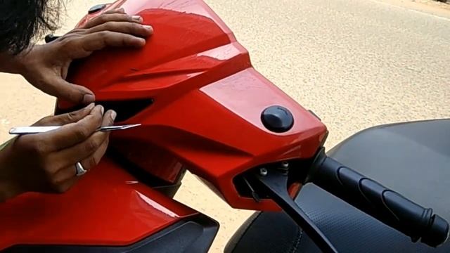 Honda Dio Front DRS Light Eagle Eye Stickering смотреть онлайн