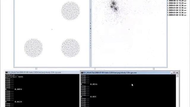 100 x Speedup CPU versus GPU CUDA (nbody) смотреть онлайн