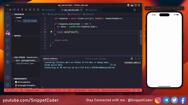 How to integrate Rest API in Flutter Application смотреть онлайн